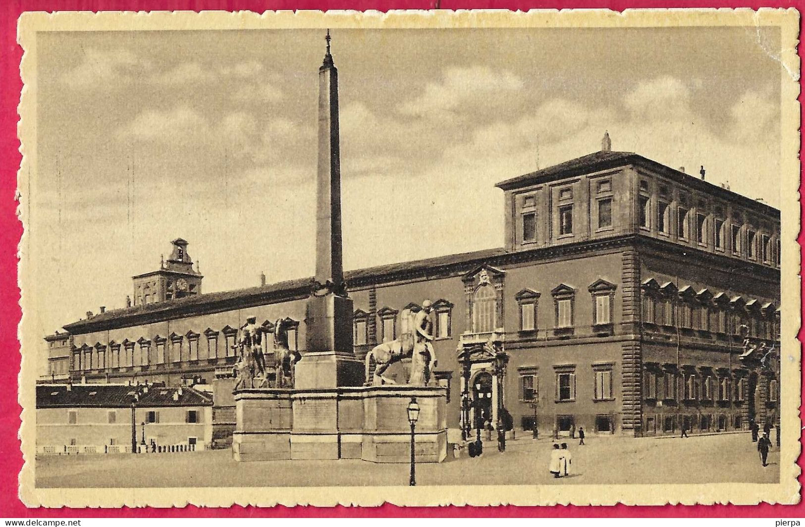 ROMA - IL QUIRINALE - FORMATO PICCOLO -  EDOZ. CECAMI - VIAGGIATA 1953 - Andere Monumenten & Gebouwen