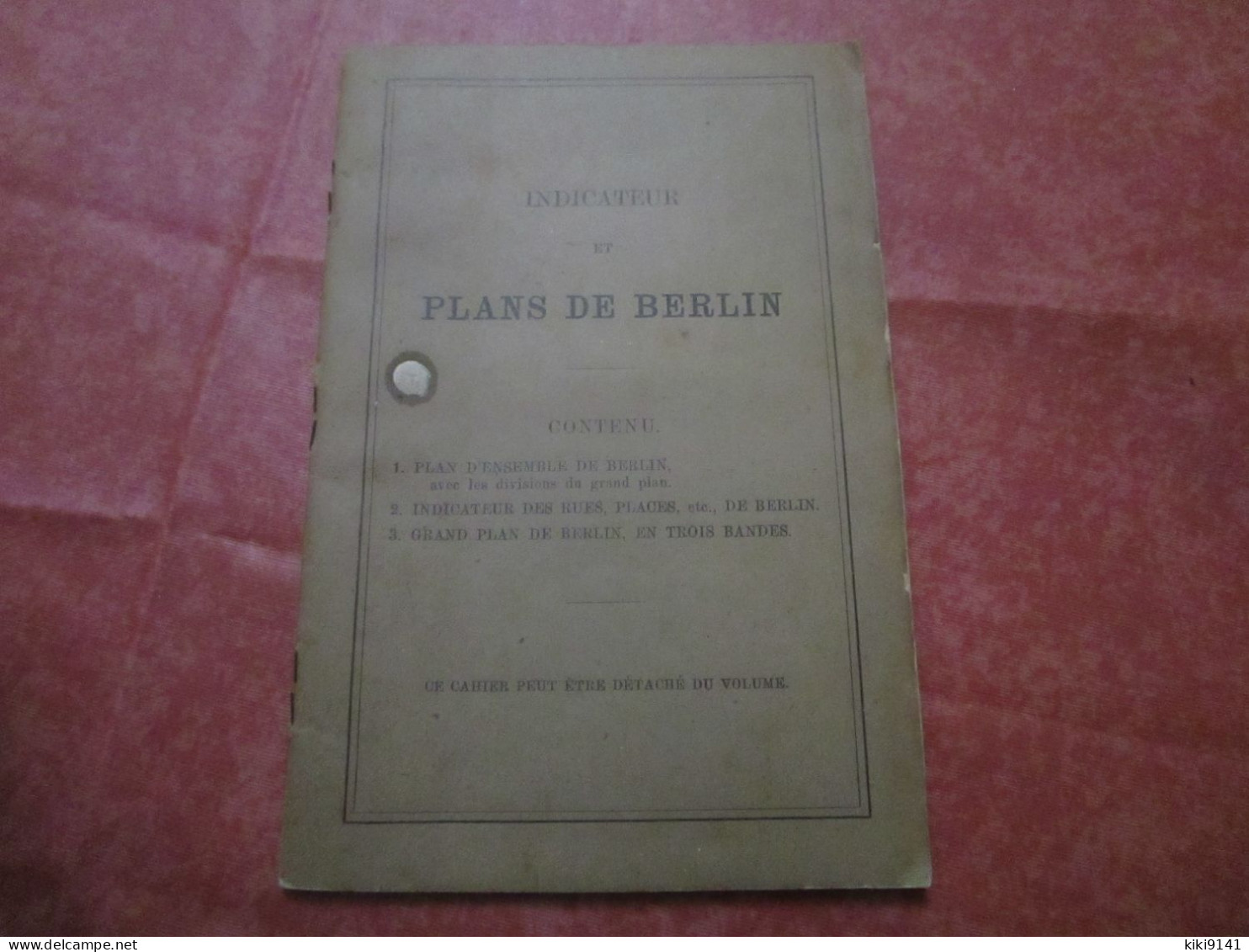 INDICATEUR Et PLANS DE BERLIN - Other & Unclassified