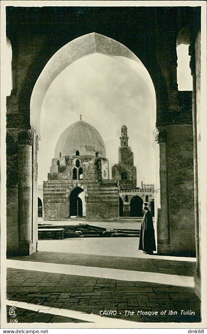 EGYPT - CAIRO - THE MOSQUE OF IBN TULUN - PUBLISHERS LEHNERT & LANDROCK - RPPC POSTCARD 1920s (12673) - Le Caire