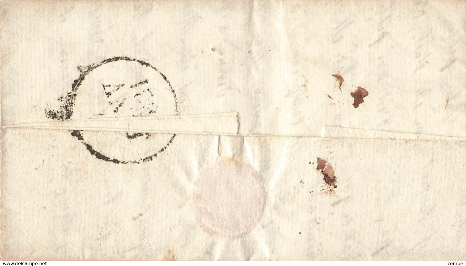 LETTRE. 6 JAN 1831. 70/SENECEY (39mm ). SAONE ET LOIRE. DE GIGNY. POUR CHALON. TAXE 2 - 1801-1848: Precursors XIX