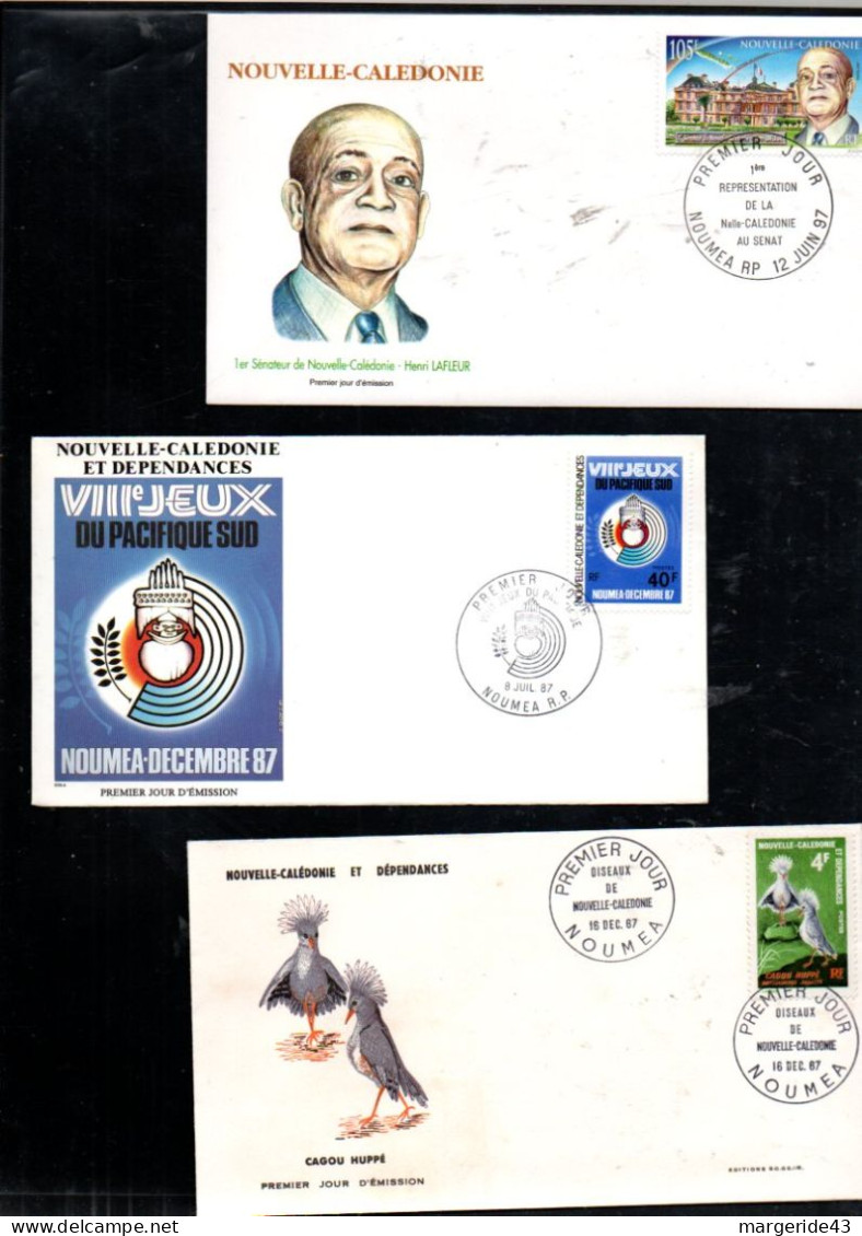 NOUVELLE CALEDONIE LOT DE 45 FDC - Lots & Kiloware (mixtures) - Max. 999 Stamps