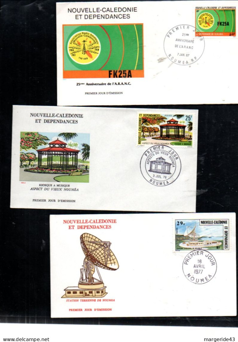 NOUVELLE CALEDONIE LOT DE 45 FDC