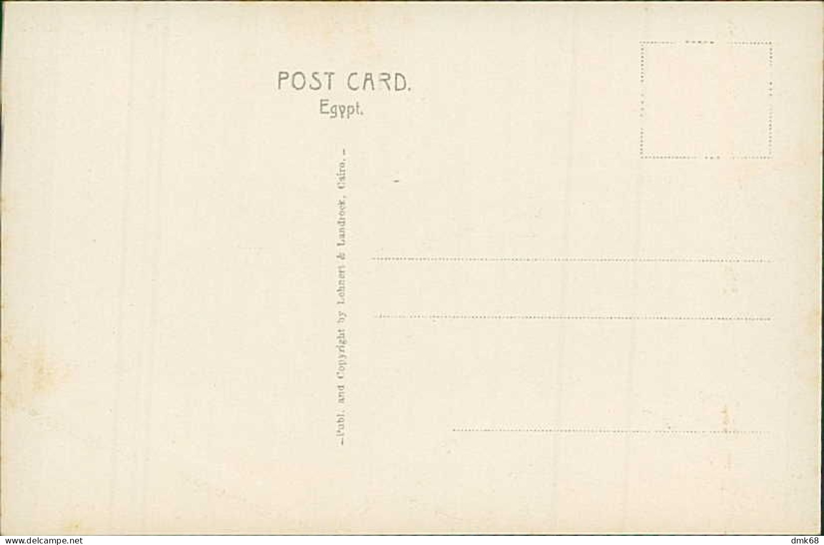 EGYPT - CAIRO - CITADEL - PUBLISHERS LEHNERT & LANDROCK - RPPC POSTCARD 1920s (12675) - Cairo