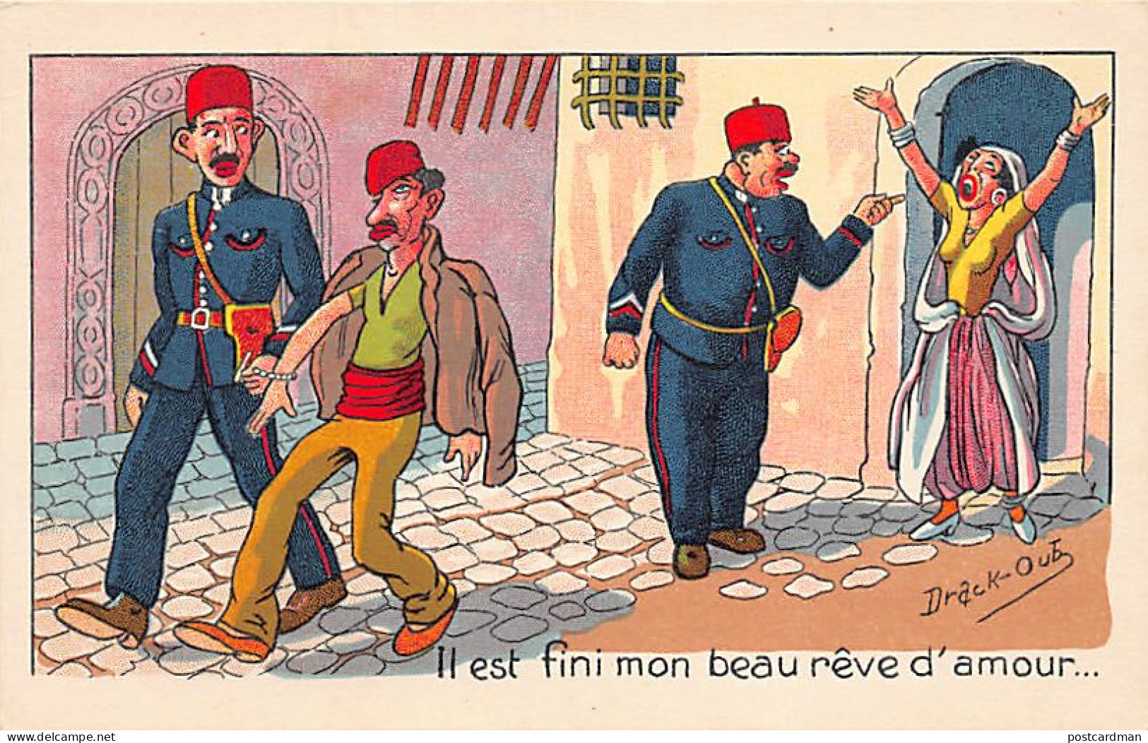 Illustrateur DRACK OUB - La Tosca - Ed. Baconnier Frères Série D - 4 - Sonstige & Ohne Zuordnung