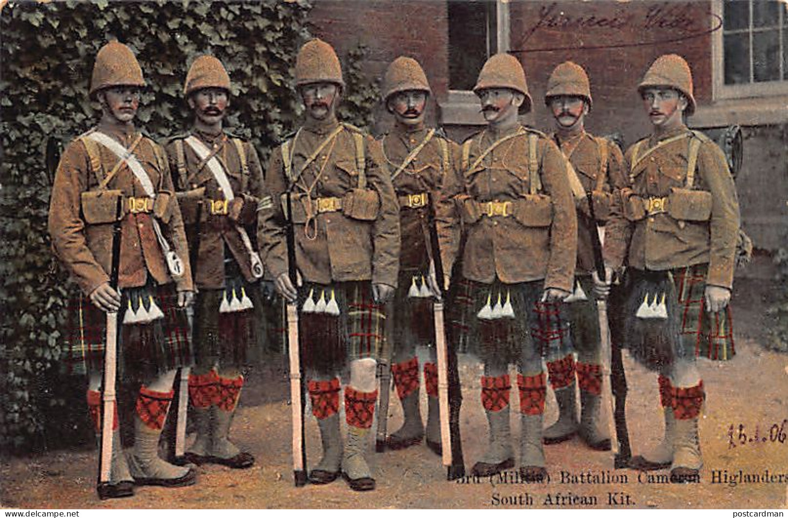 South Africa - Boer War - 3rd (Militia) Battalion Cameron Highlanders - S.A. Kit - Publ. E.F.A. Military Series  - Afrique Du Sud