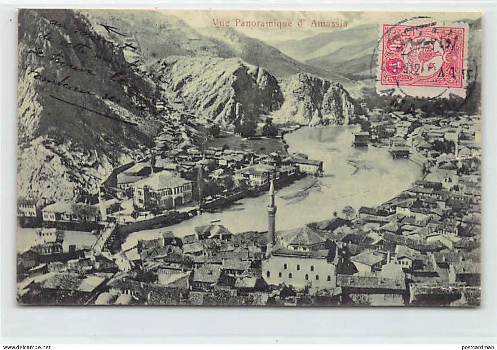 Turkey - AMASYA Amassia - Panoramic View - SEE SCANS FOR CONDITION - Publ. Ardaches Querkkecekian 6 - Türkei