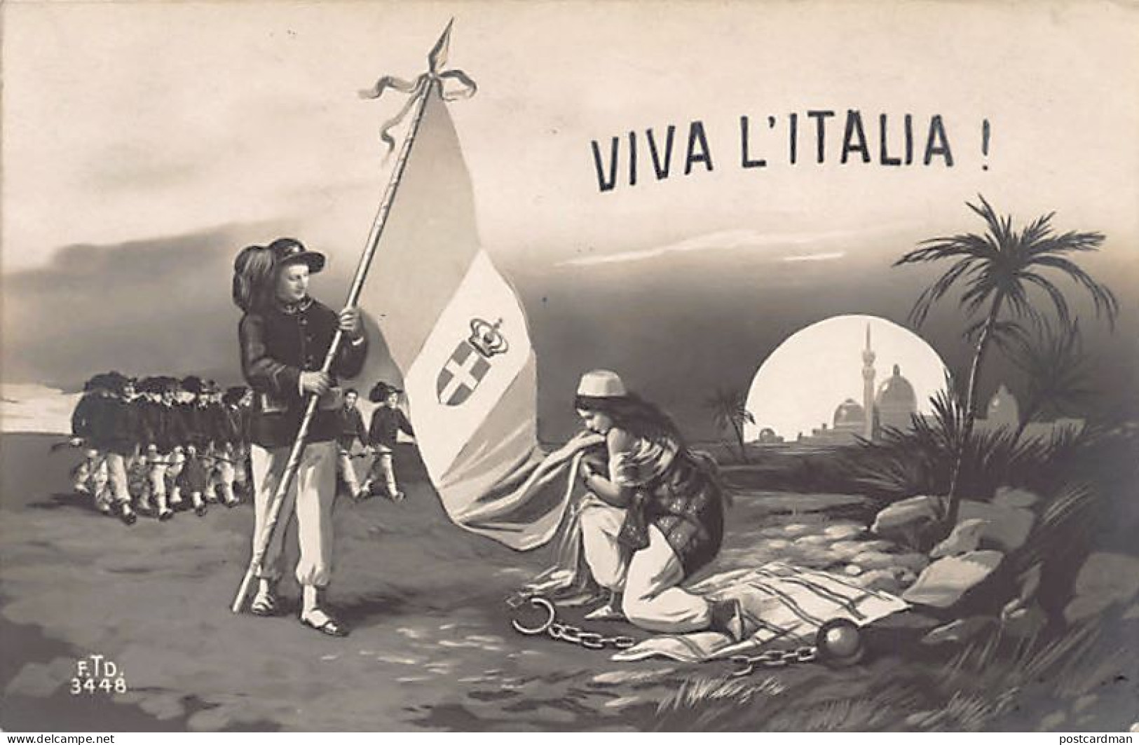 Libya - Long Live Italy - Libyen