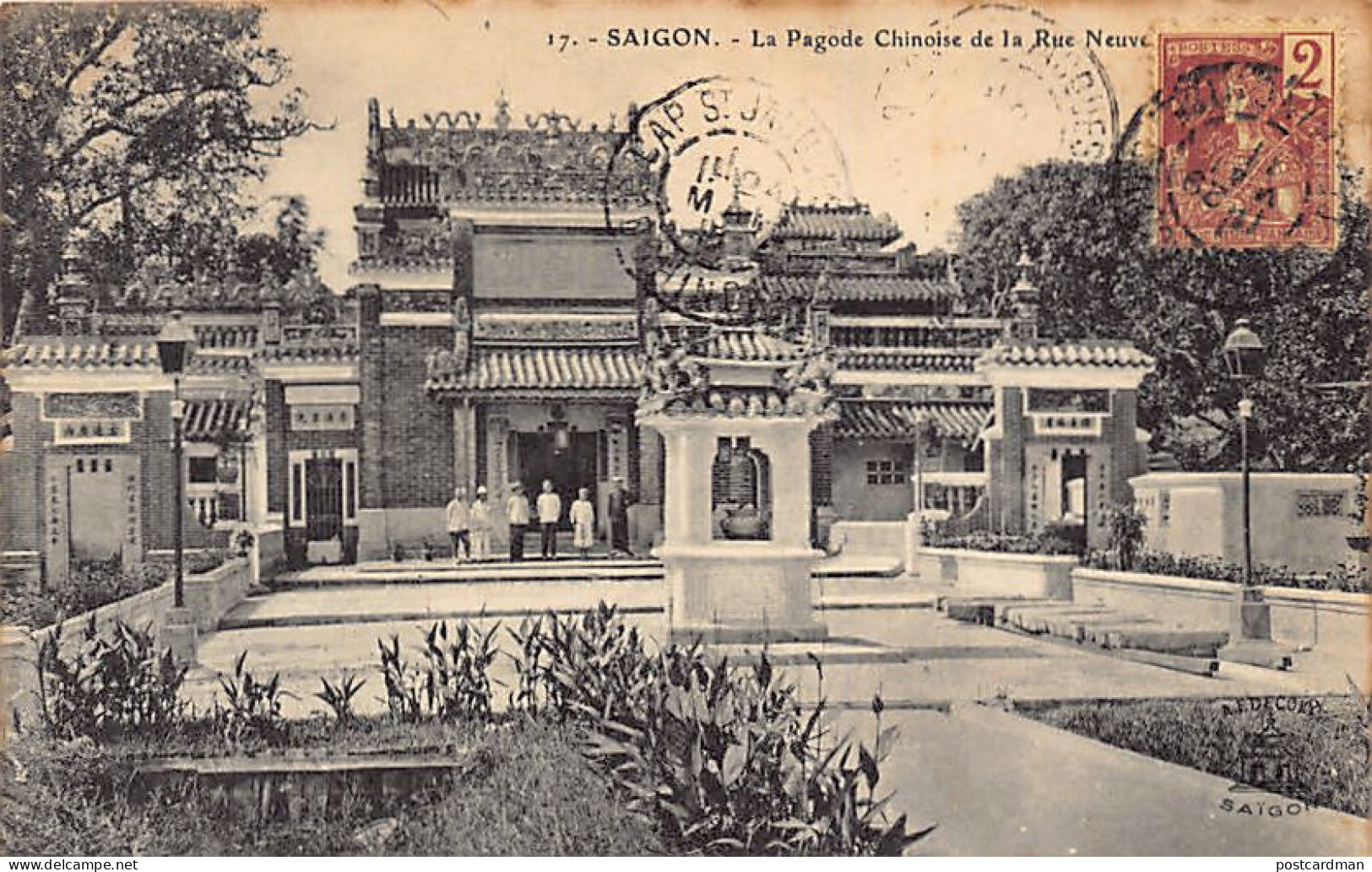 Viet-Nam - SAIGON - La Pagode Chinoise De La Rue Neuve - Ed. A. F. Decoly 17 - Vietnam