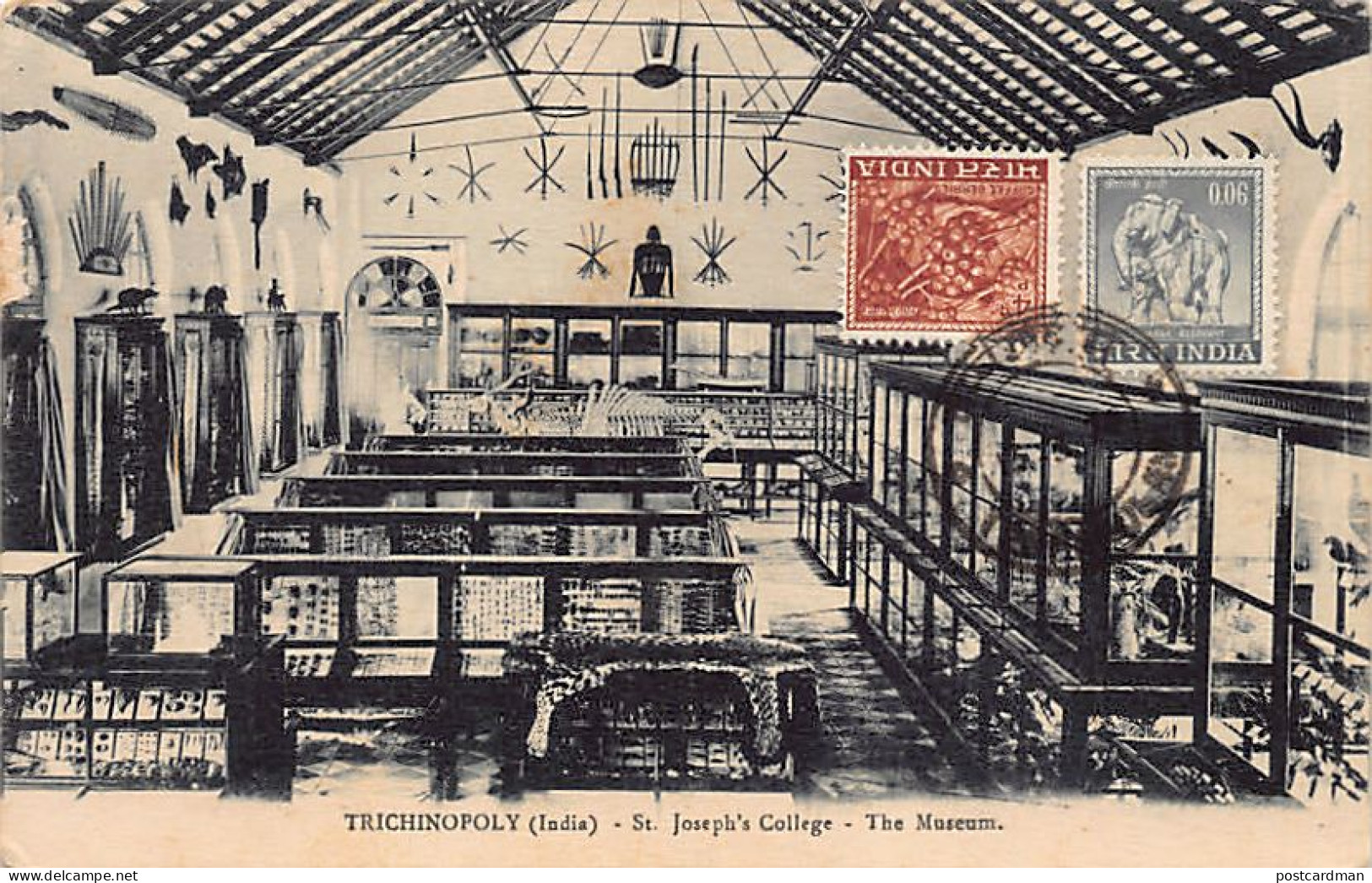 India - TRICHINOPOLY Tiruchirappalli - St. Joseph's College - The Museum - Publ. Imprimeries Réunies De Nancy  - Inde