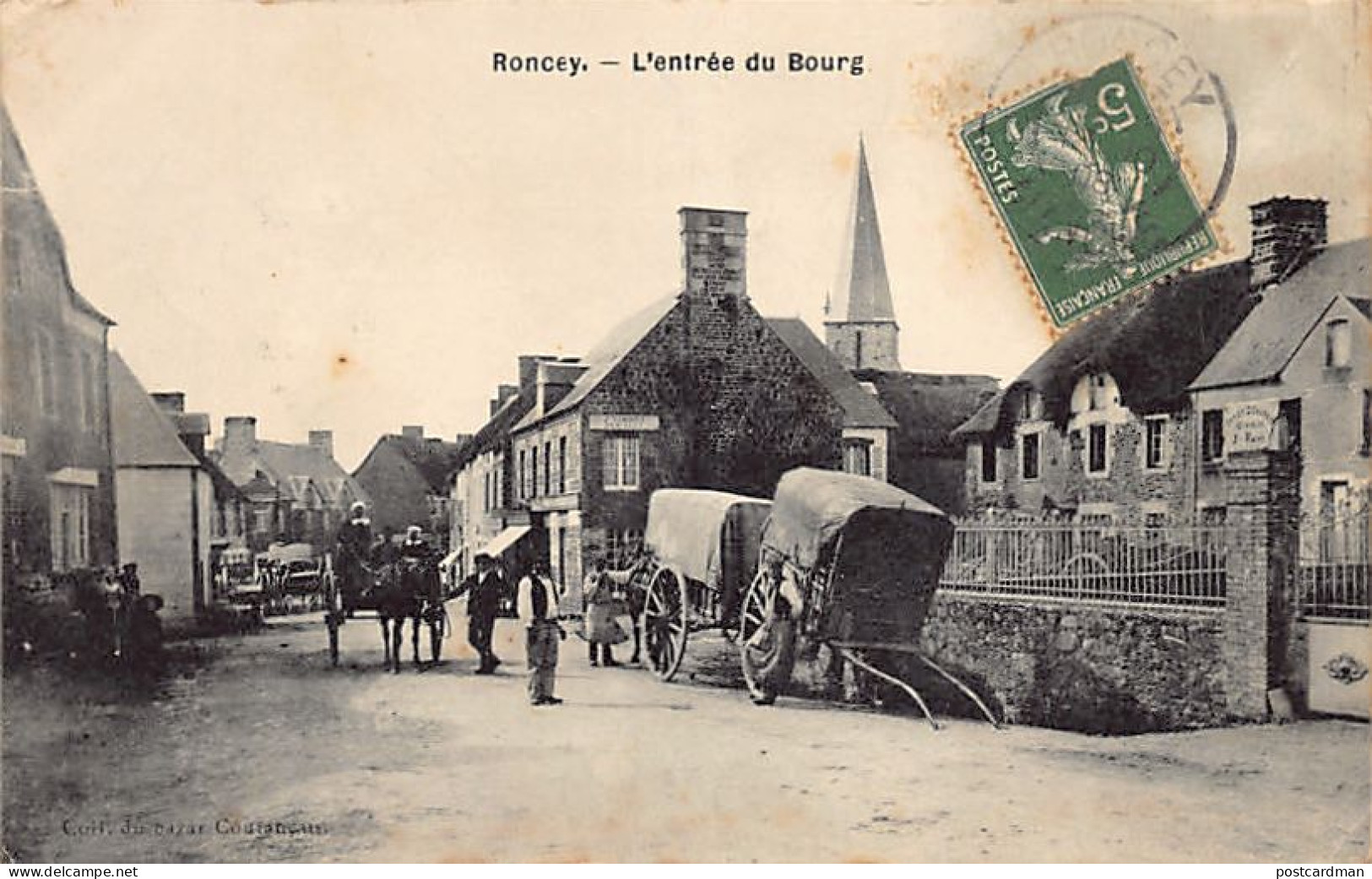 RONCEY (50) L'entrée Du Bourg - Ed. Bazar Coutançais  - Other & Unclassified