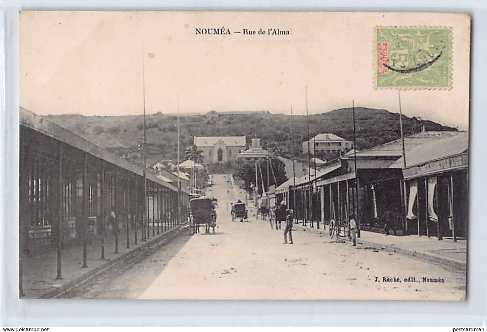 Nouvelle-Calédonie - NOUMÉA - Rue De L'Alma - Ed. J. Raché  - Nouvelle Calédonie