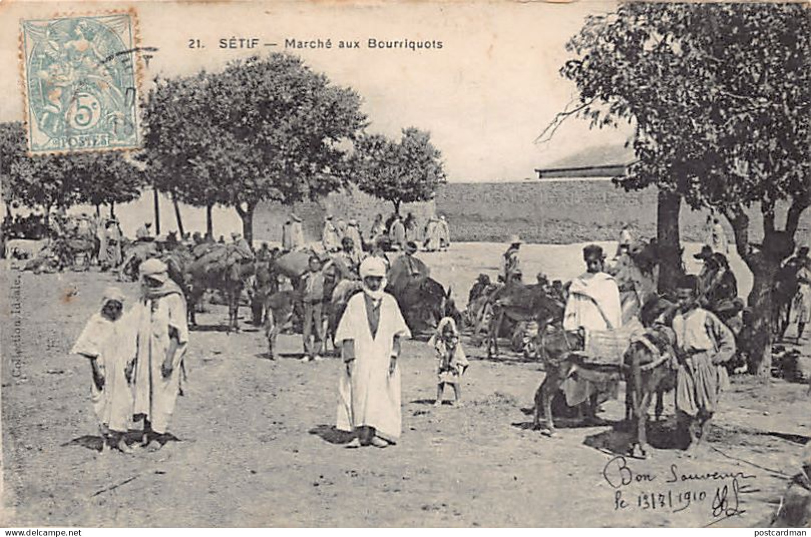 Algérie - SÉTIF - Marché Aux Bourriquots - Ed. Collection Idéale P.S. 21 - Setif