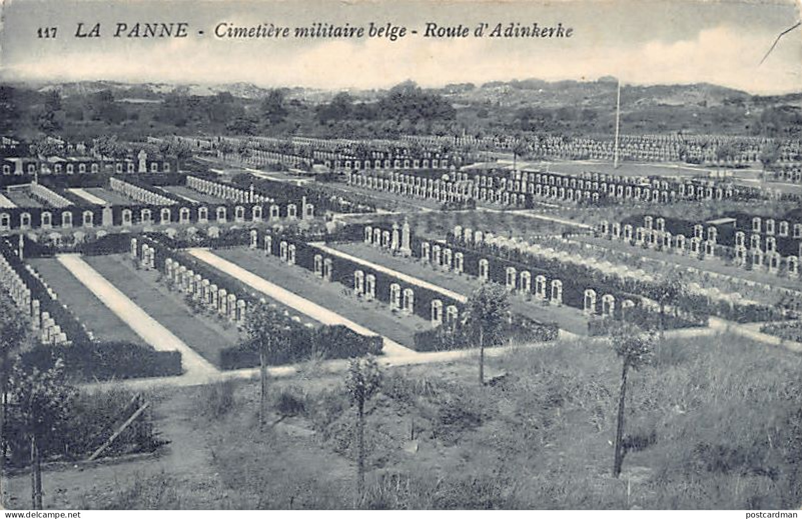 DE PANNE (W. Vl.) Belgische Militaire Begraafplaats - Weg Naar Adinkerke - De Panne