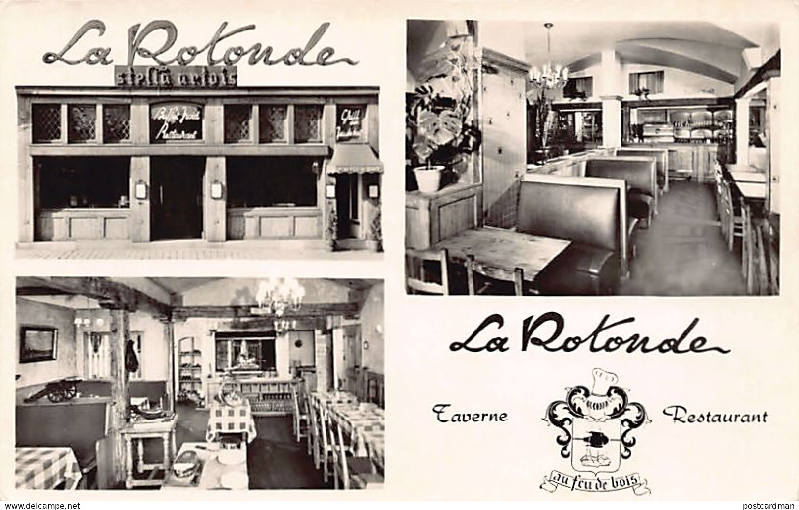 BRUXELLES - La Rotonde Taverne Restaurant, Rue Du Marché Aux Herbes 101)103 - Cafés, Hotels, Restaurants