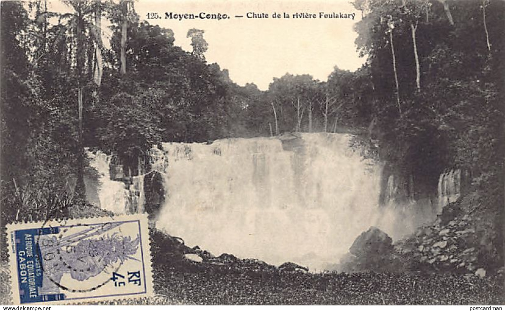 Congo Brazzaville - Chutes De La Rivière Foulakary - Ed. Dauvissat 125 - Sonstige & Ohne Zuordnung