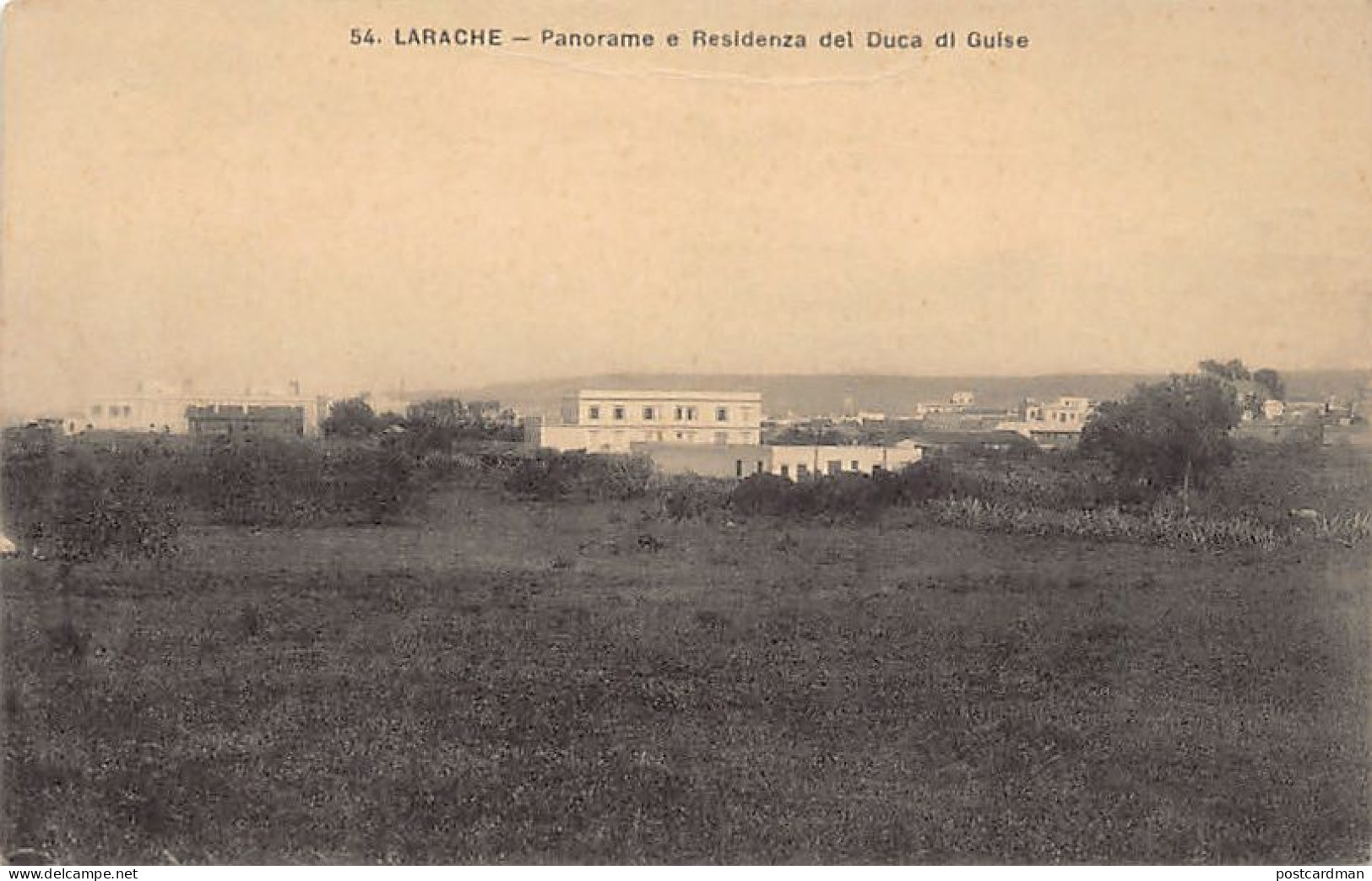 Maroc - LARACHE - Panorama Et Résidence Du Duc De Guise - Ed. Inconnu 54 - Sonstige & Ohne Zuordnung