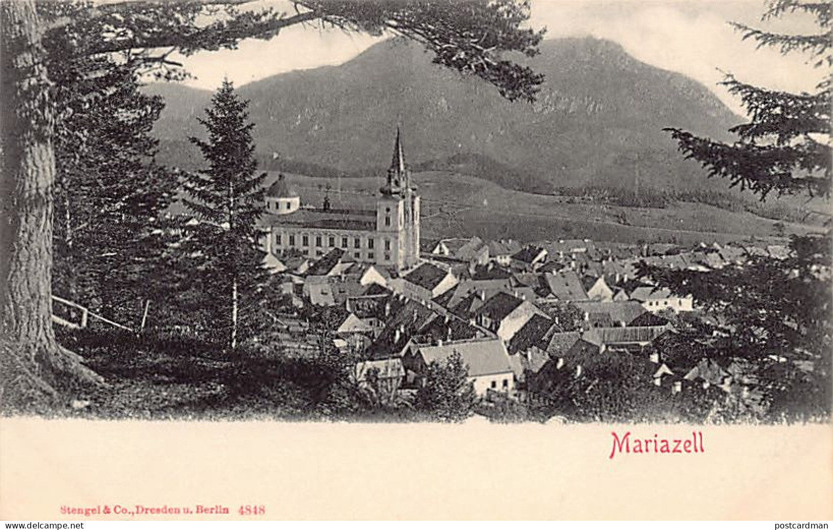 MARIAZELL (ST) Totalansicht - Verlag Stengel & Co. 4848 - Mariazell