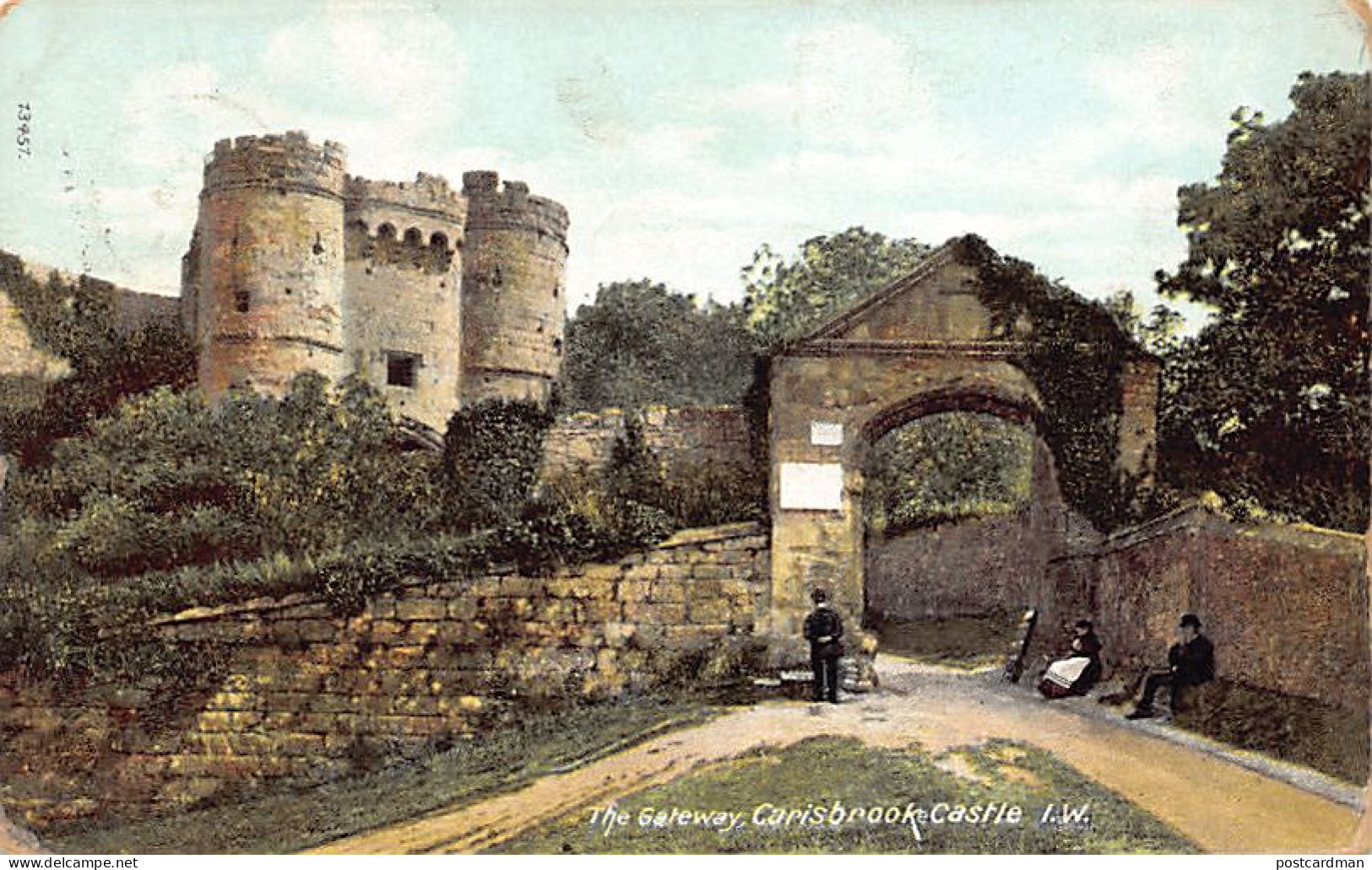 England - Isle Of Wight - CARISBROOK Castle The Gateway - Autres & Non Classés