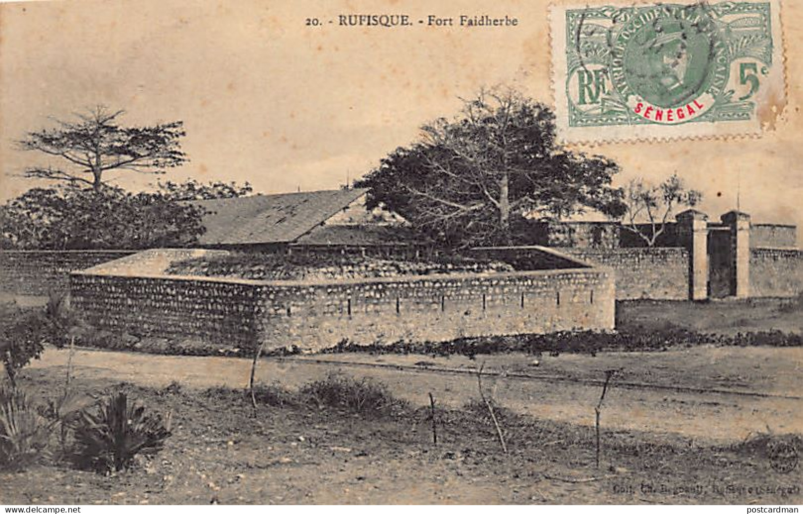 Sénégal - RUFISQUE - Fort Faidherbe - Ed. Ch. Regnault 20 - Sénégal