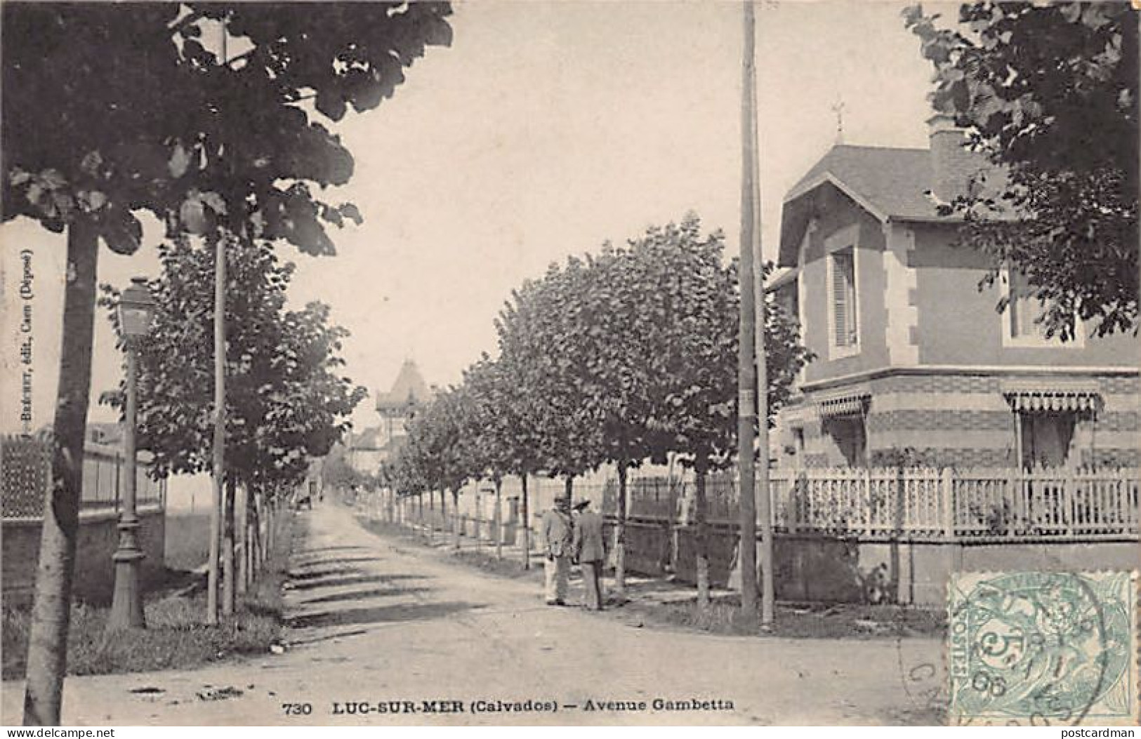 France - LUC SUR MER (14) Avenue Gambetta - Ed. J. Bréchet 730 - Luc Sur Mer