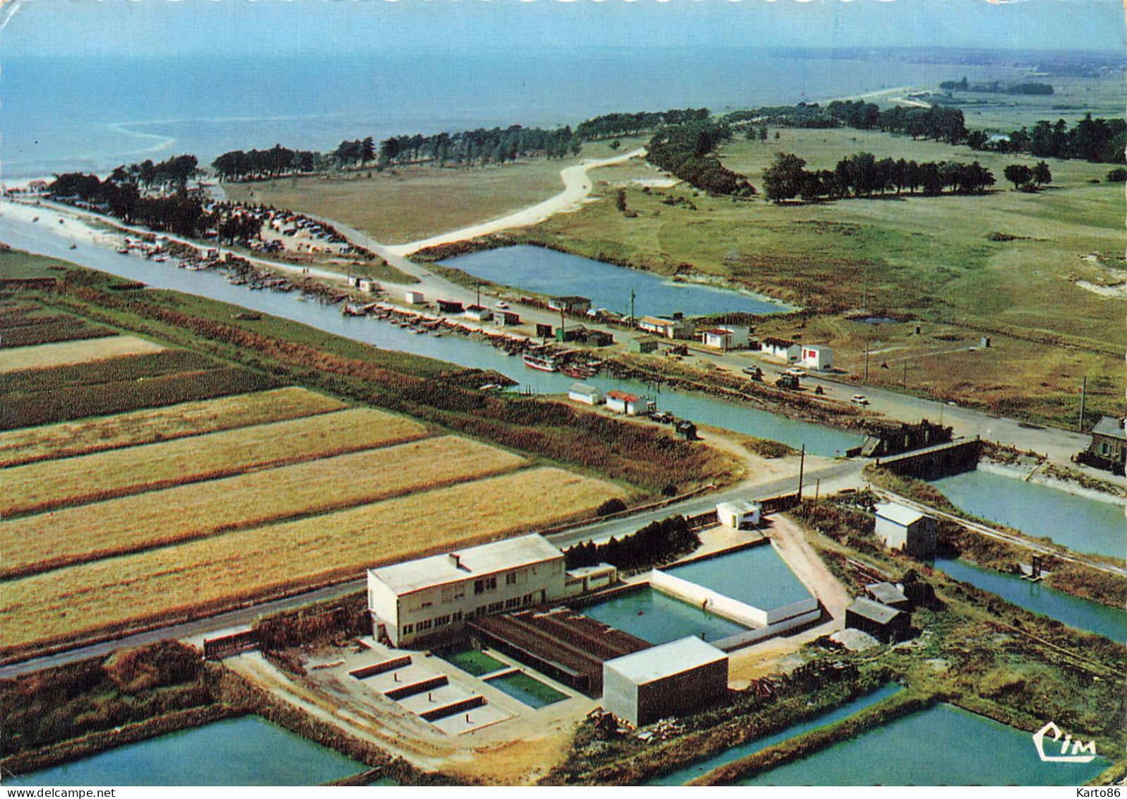 Bourgneuf En Retz * Vue Aérienne Sur Le Port Du Collet Et Le Camping - Bourgneuf-en-Retz