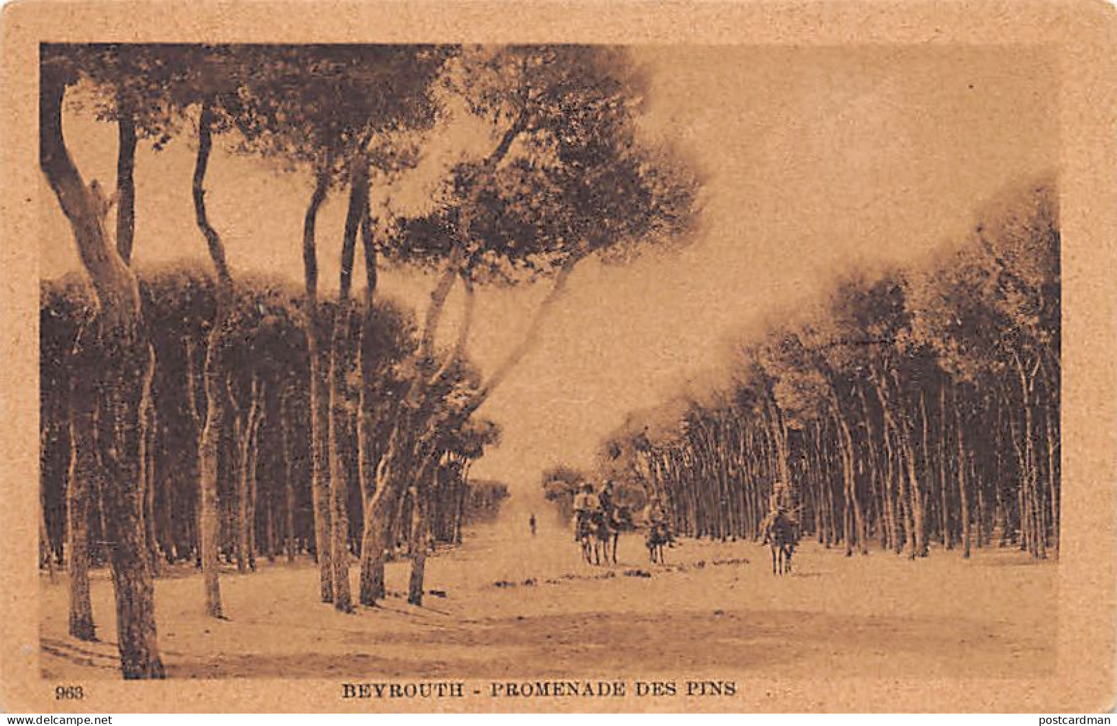 Liban - BEYROUTH - Promenade Des Pins - Ed. Sarrafian Bros. 963 - Libanon