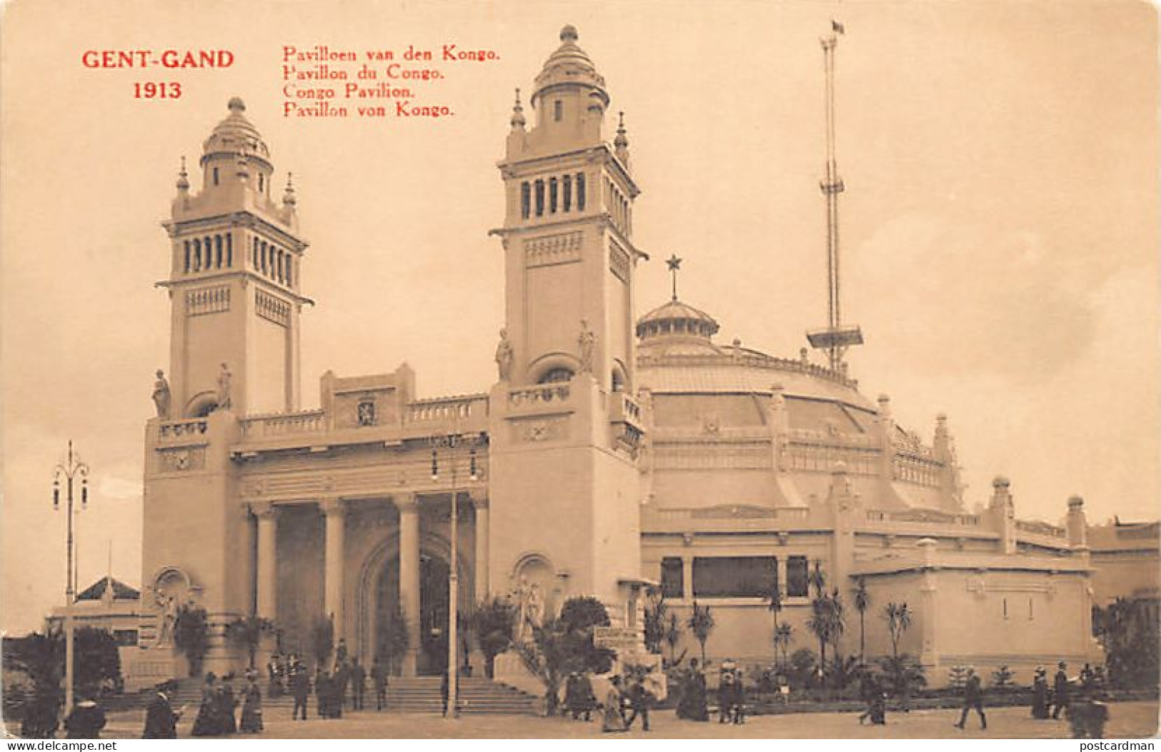 Congo Kinshasa - Pavillon Du Congo à L'Exposition De Gand (Balgique) En 1903 - Ed. Inconnu  - Belgian Congo