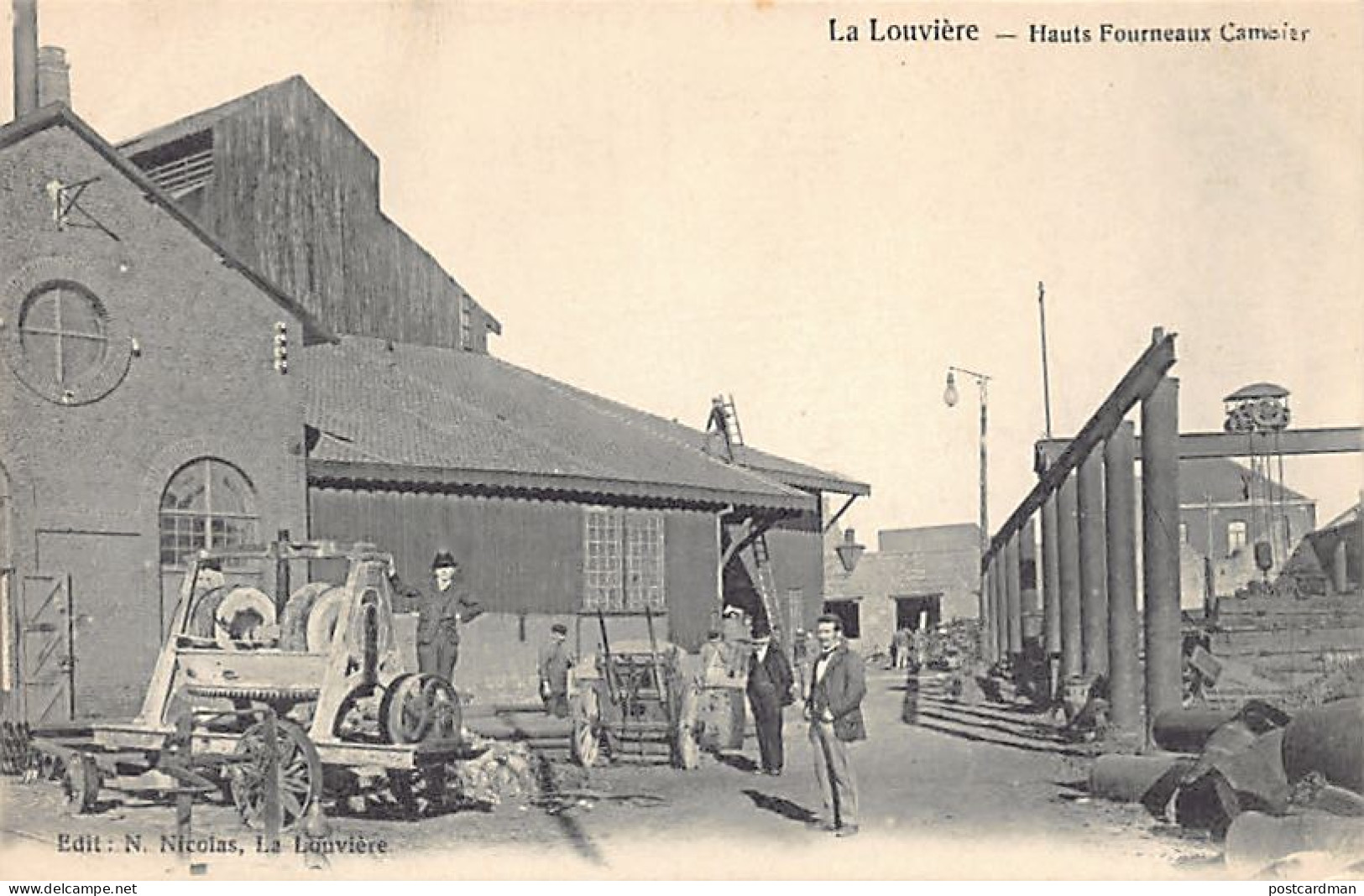 LA LOUVIÈRE (Hainaut) Hauts-Fourneaux Cambier - La Louvière