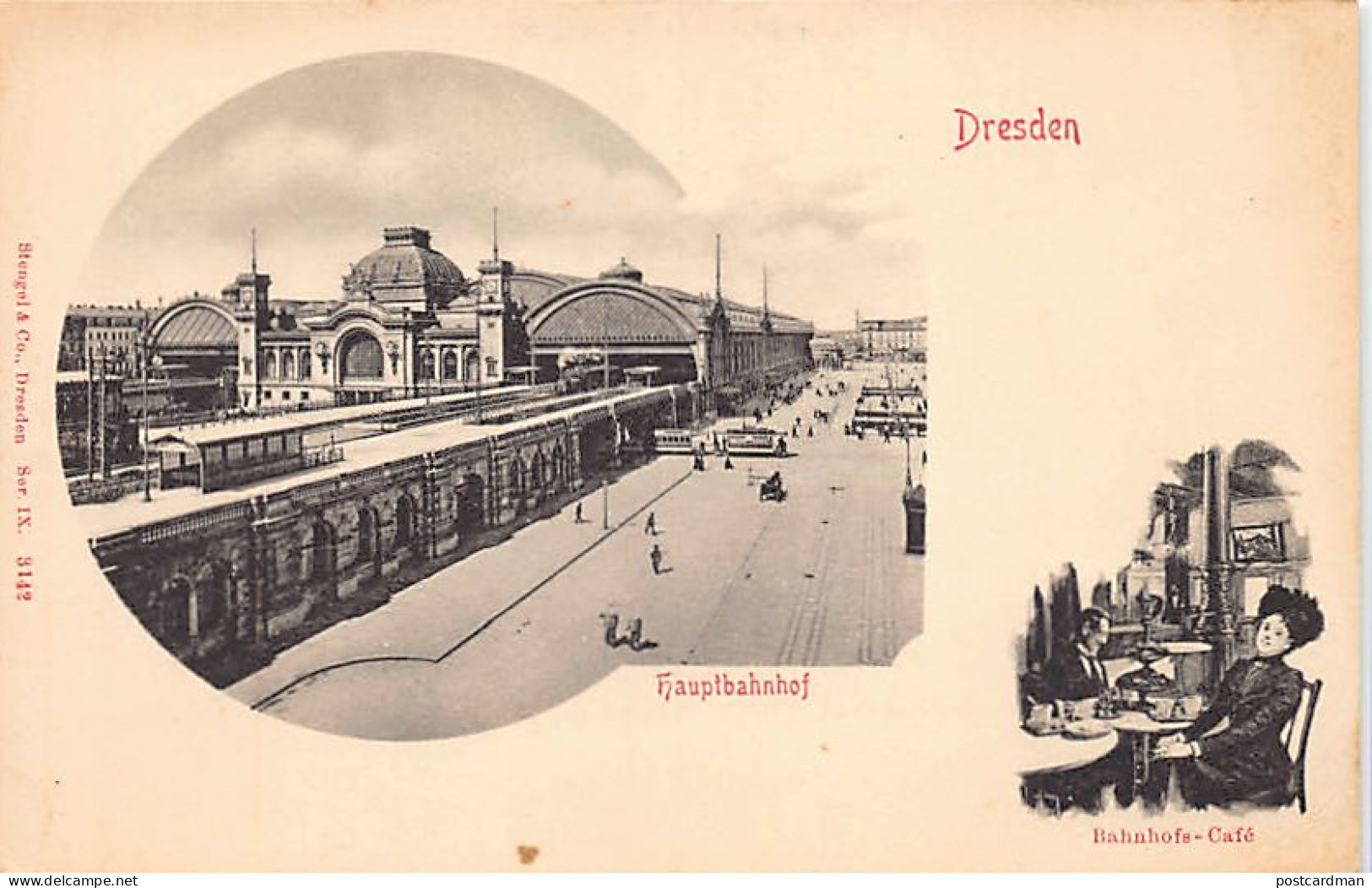 Deutschland - DRESDEN - Hauptbahnhof - Bahnhofs-Café - Dresden