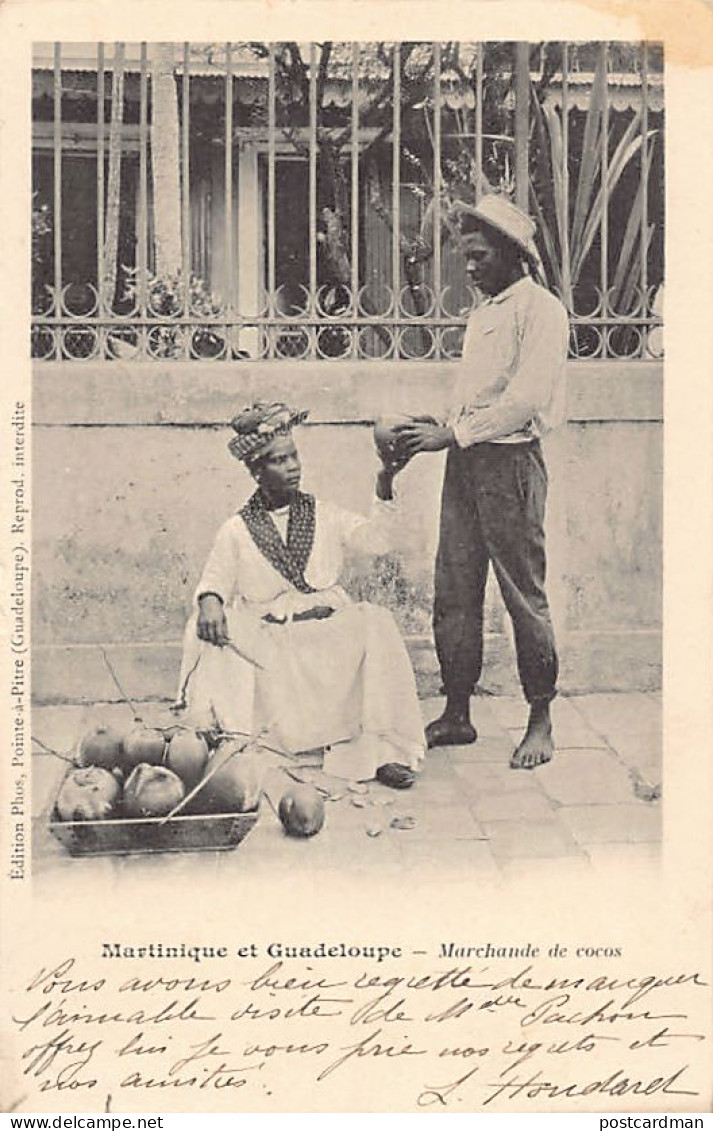 Martinique Et Guadeloupe - Marchande Cocos - Ed. Phos  - Autres & Non Classés