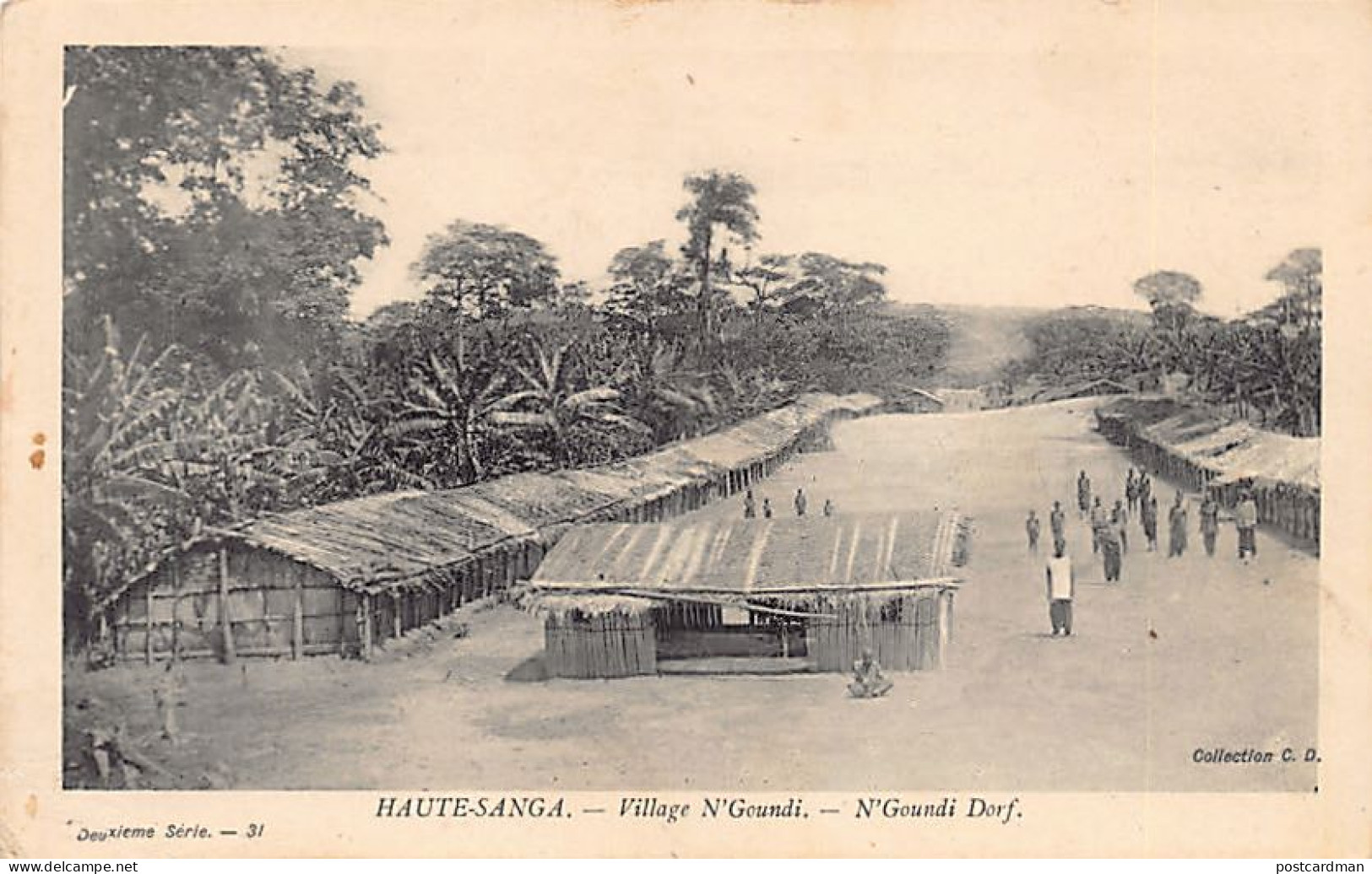 Congo Brazzaville - HAUTE-SANGA - Village N'Goundi - Ed. C. D. Deuxième Série - 31 - Sonstige & Ohne Zuordnung