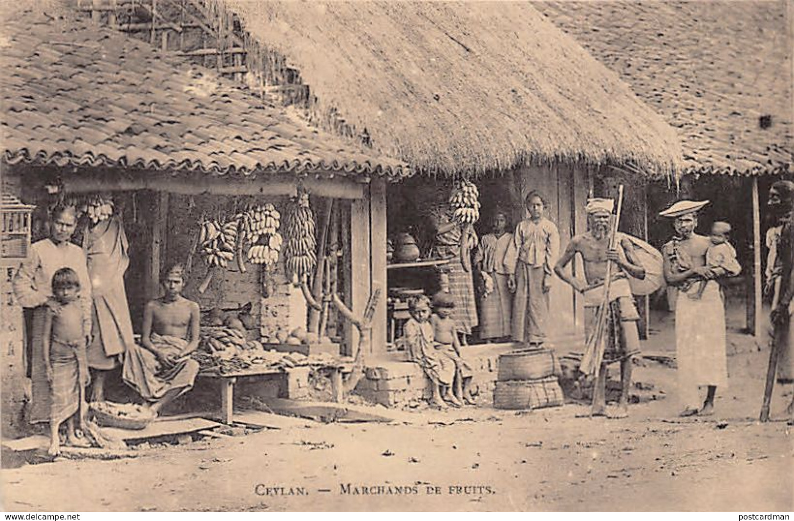 SRI LANKA - Fruits Sellers - Publ. Francisc. Miss. (Vanves)  - Sri Lanka (Ceilán)