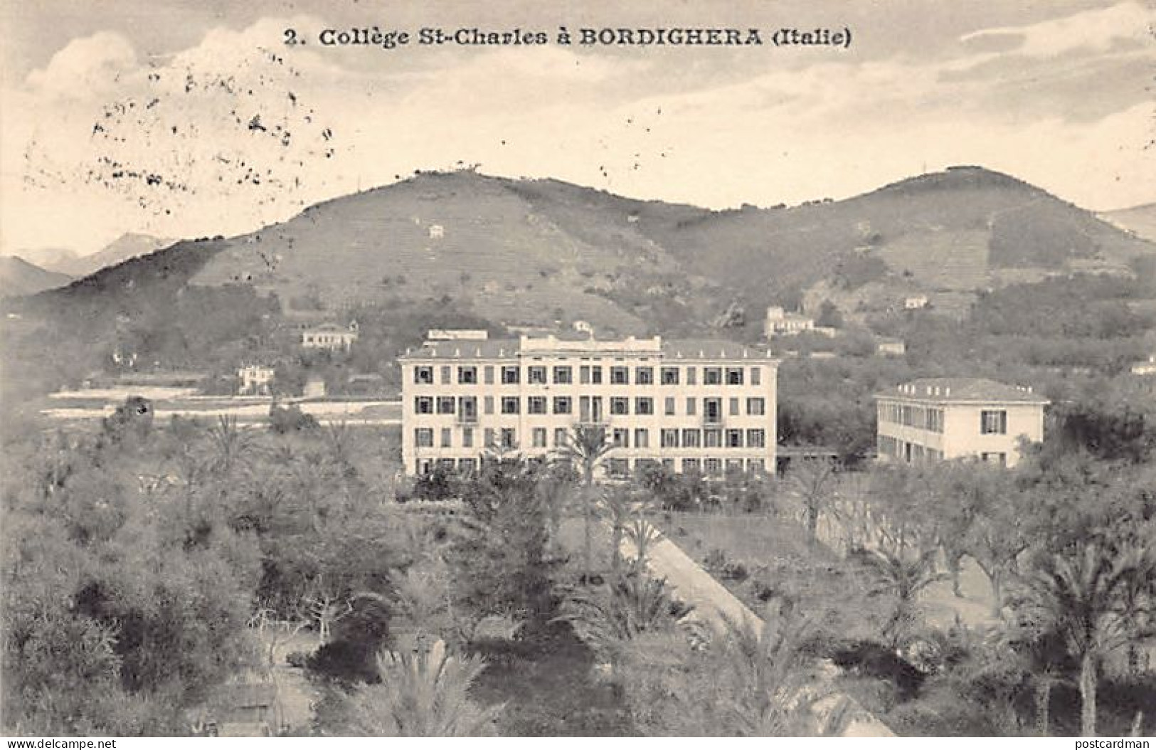 BORDIGHERA (IM) Collegio San Carlo - Collège Saint-Charles - Altri & Non Classificati