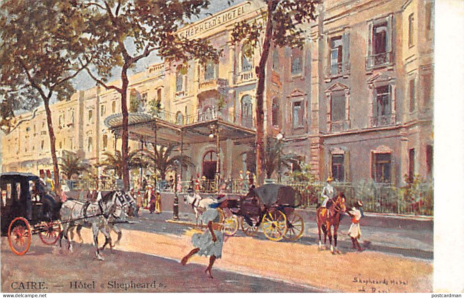 Egypt - CAIRO - Shepheard Hotel - Publ. Max. H. Rudmann  - Andere & Zonder Classificatie