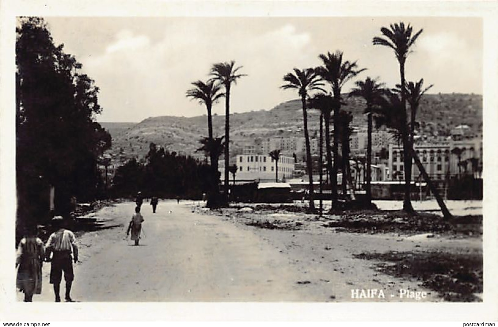 Israel - HAIFA - The Beach - REAL PHOTO - Israel