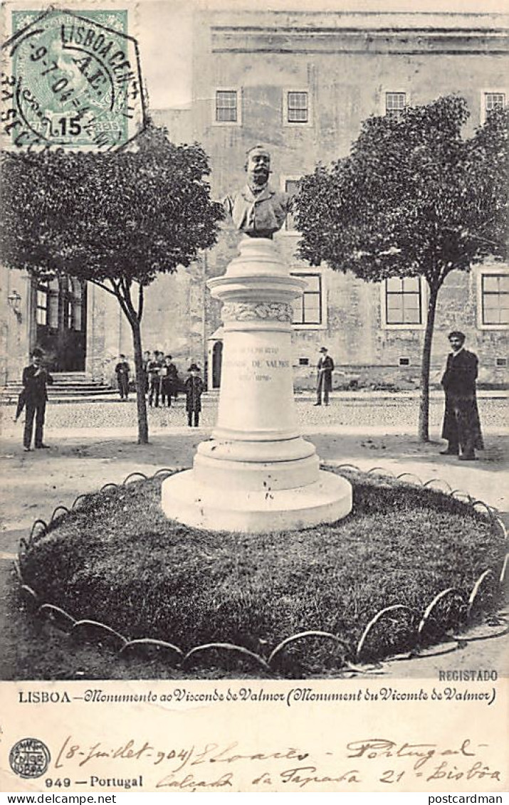 Portugal - LISBOA - Monumento Ao Visconde De Valmor - Ed. F. A. Martins 949 - Lisboa