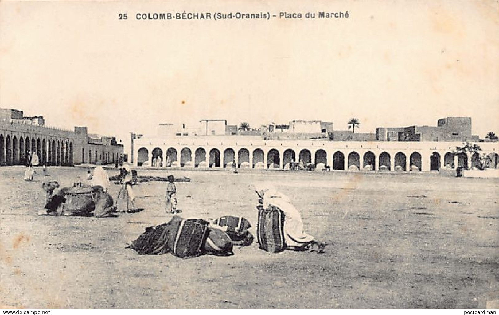 Algérie - COLOMB BÉCHAR - Place Du Marché - Ed. Ch. Pastor 25 - Bechar (Colomb Béchar)