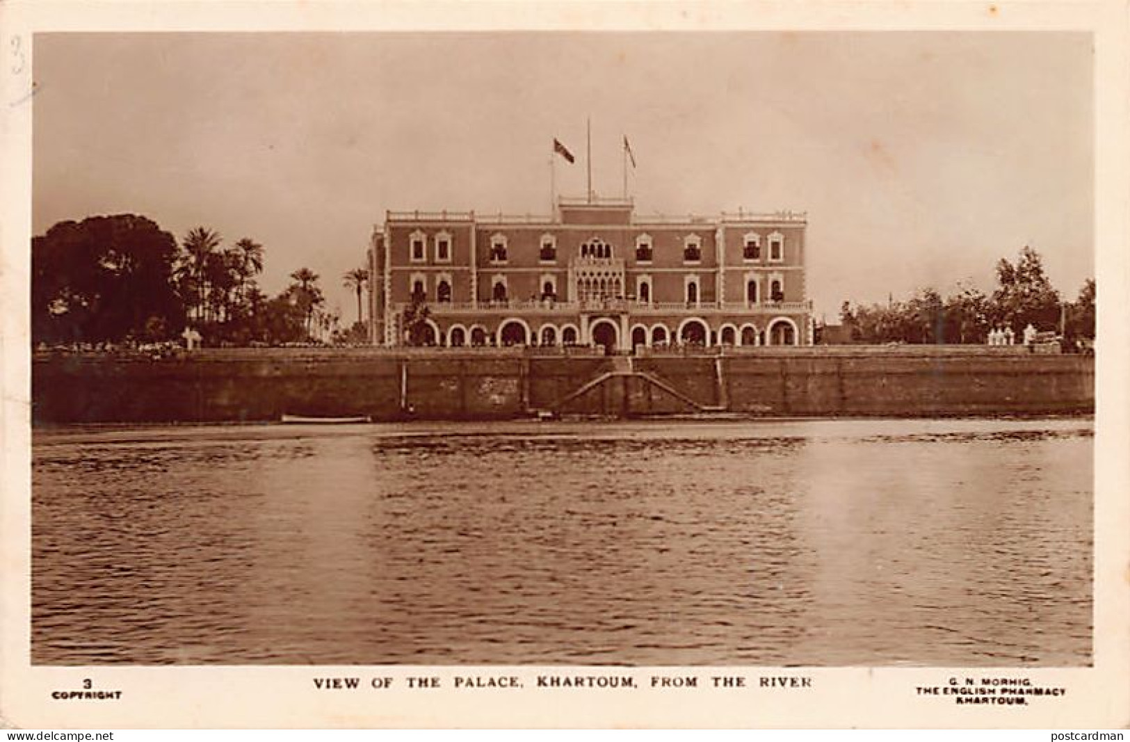 Sudan - KHARTOUM - View Of The Palace From The River - Publ. G. N. Morhig 3 - Soudan