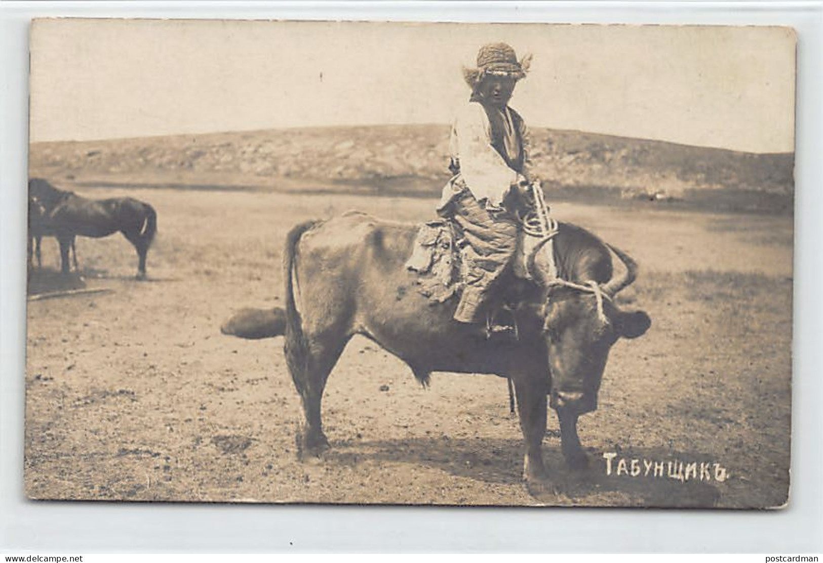 Kyrgyzstan - Herder - REAL PHOTO - Kirguistán