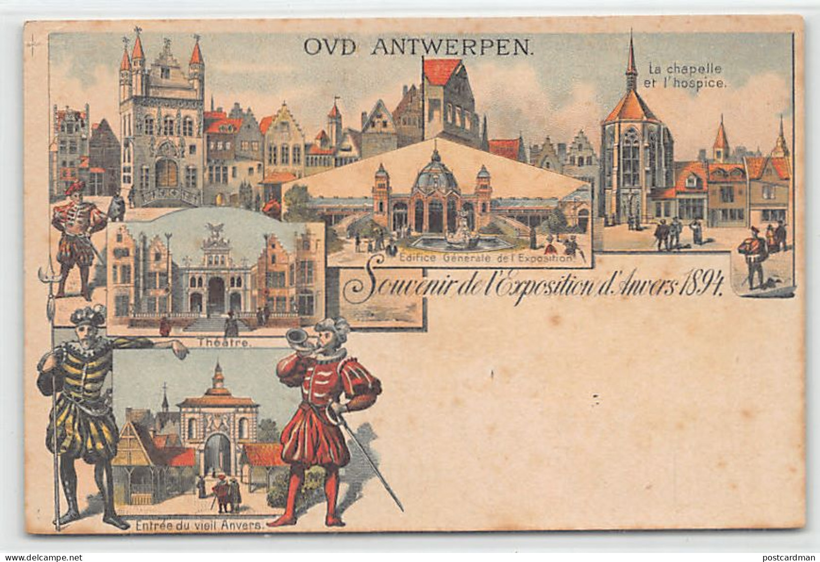 België - ANTWERPEN - Wereldtentoonstelling Van 1894 - Oud Antwerpen - Uitg. ? - Antwerpen