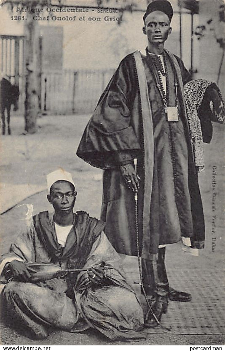 Sénégal - Chef Ouolof Et Son Griot - Ed. Fortier 1261 - Senegal