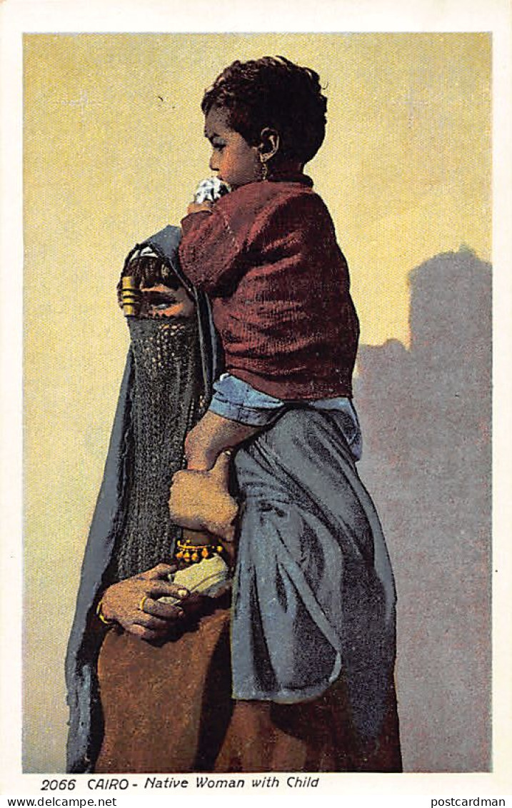 Egypt - CAIRO - Native Woman With Child - Publ. Lehnert & Landrock 2066 - Sonstige & Ohne Zuordnung