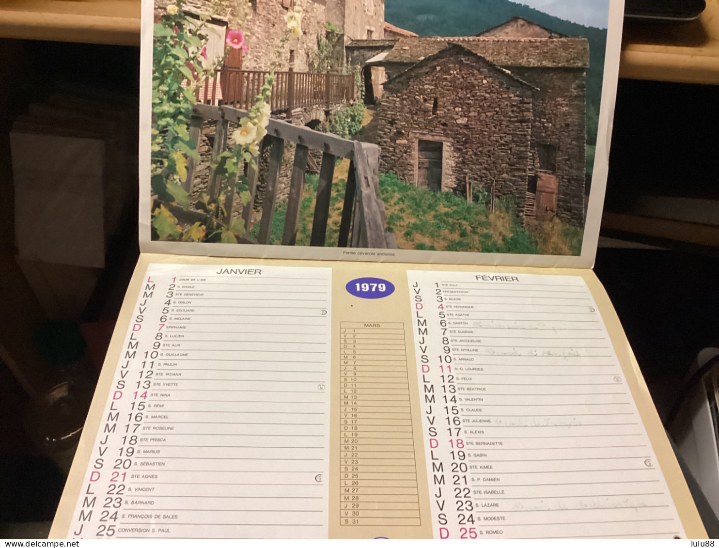 POTASSE D’ALSACE. Calendrier  Complet De 1979 - Sonstige & Ohne Zuordnung