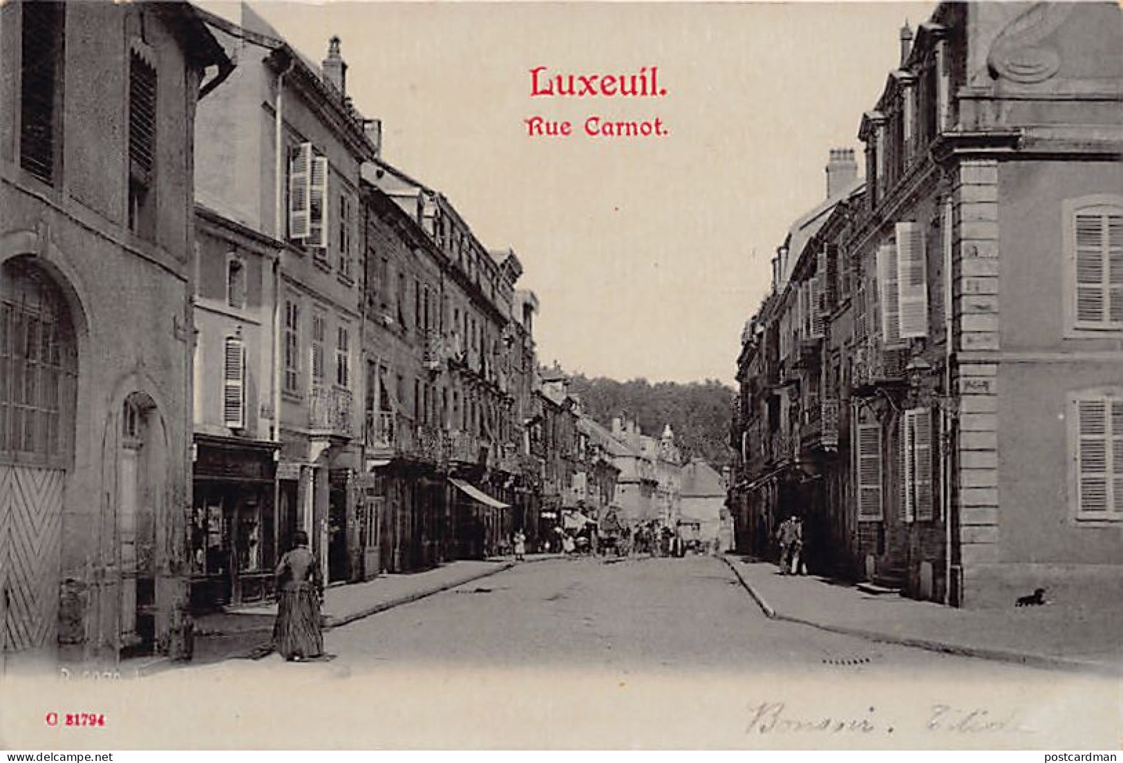France - LUXEUIL (70) Rue Carnot - Ed. Inconnu  - Luxeuil Les Bains