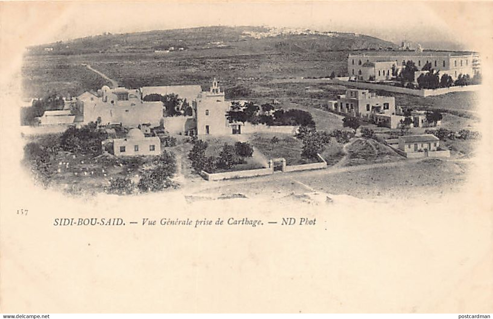 Tunisie - SIDI BOU SAID - Vue Générale Prise De Carthage - Ed. Neurdein ND Phot. 157 - Tunesien