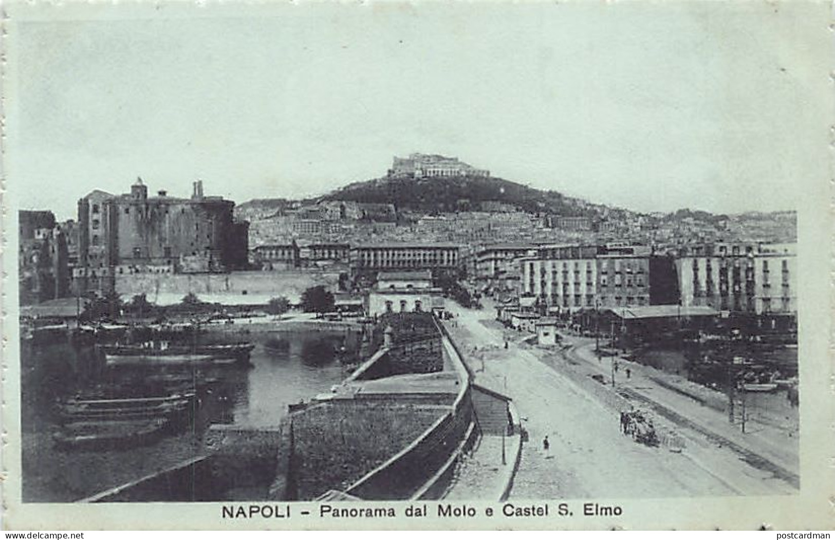 Italia - NAPOLI - Panorama Dal Molo E Castel S. Elmo - Ed. Roberto Zedda - Napoli (Naples)