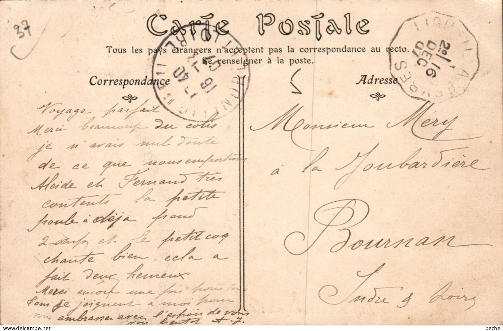 N°2591 W -cpa Sainte Hippolyte -café Du Centre- - Other & Unclassified