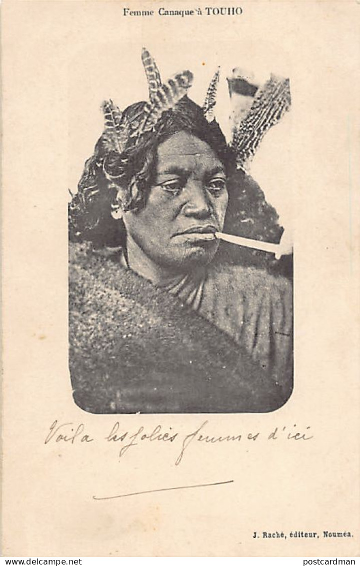 Nouvelle-Calédonie - Femme Canaque à Touho - Ed. J. Raché. - Nouvelle Calédonie