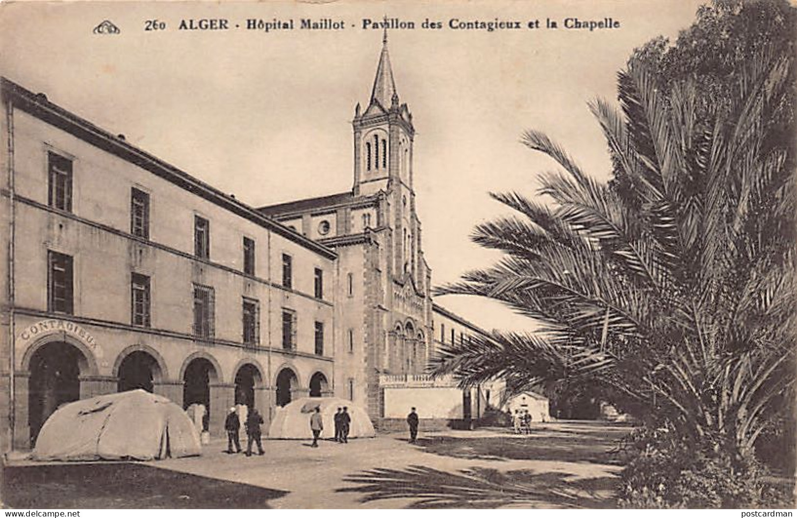 Algérie - ALGER Hôpital Maillot - Pavillon Des Contagieux Et La Chapelle - Ed. CAP 260 - Algerien