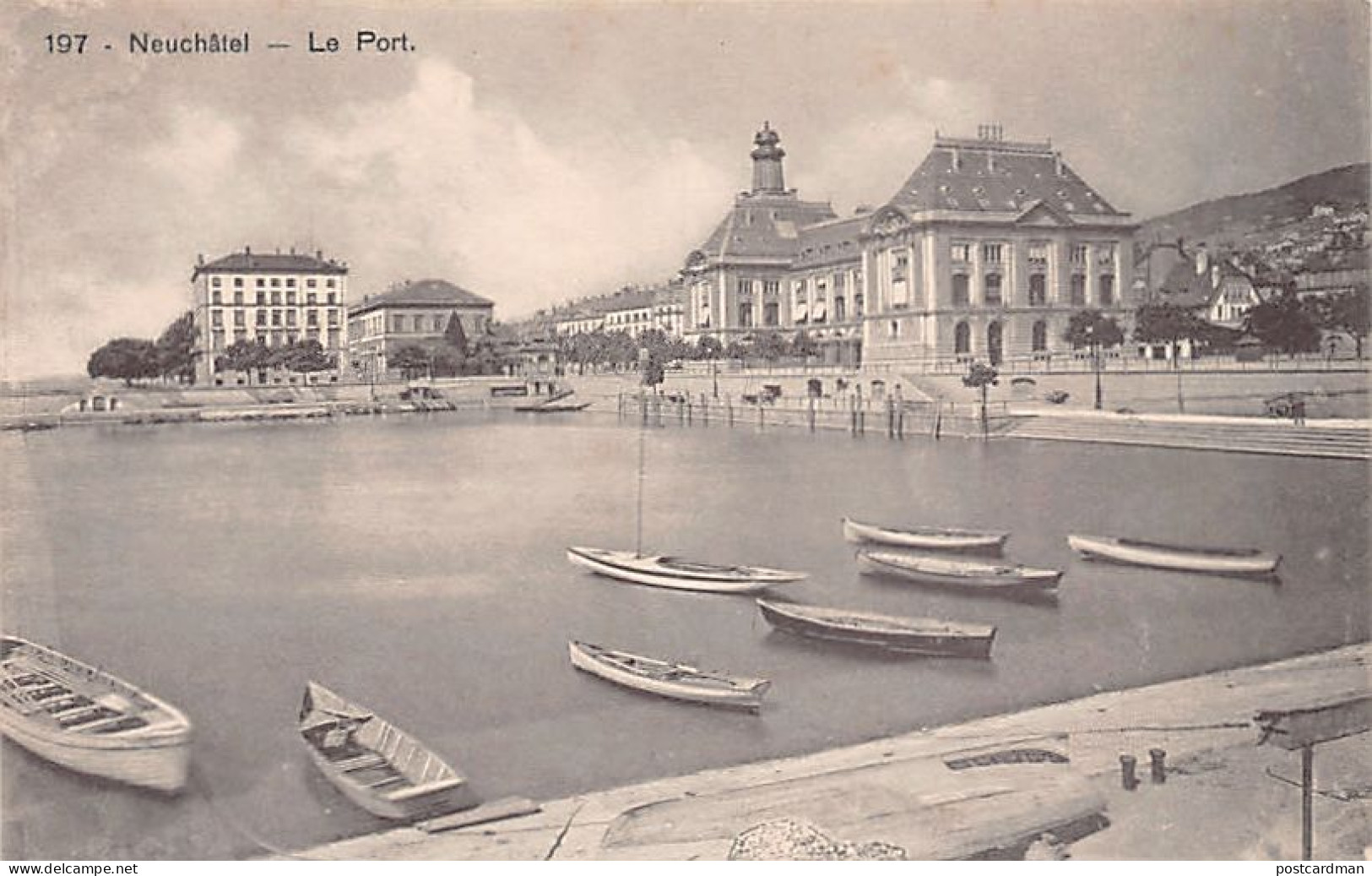 NEUCHÂTEL - Le Port - Ed. C.P.N. 197 - Neuchâtel